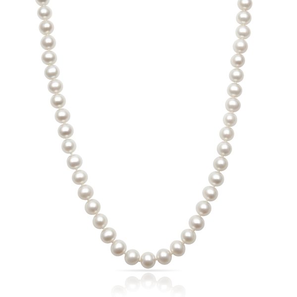 14KT WG 9-10MM AKOYA 18 NECK