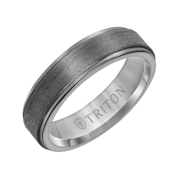 6MM Tantalum Ring - Satin Finish and Step Edge