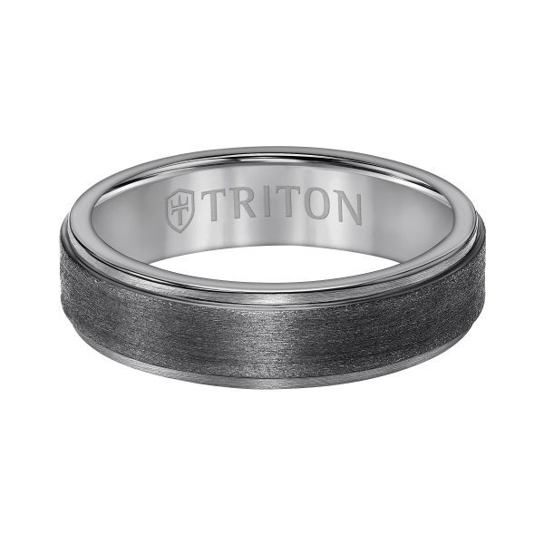 6MM Tantalum Ring - Satin Finish and Step Edge - Image 2