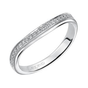 31-V284W-L.00 - ARTCARVED - Diamond wedding band that matches engagement ring31-V28